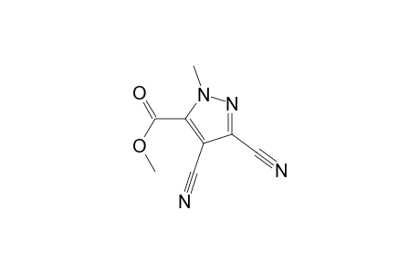 1H-Pyrazole-5-carboxylic acid, 3,4-dicyano-1-methyl-, methyl ester