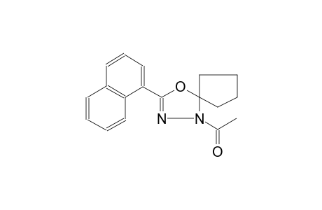 1-Acetyl-3-(1-naphthyl)-4-oxa-1,2-diazaspiro[4.4]non-2-ene