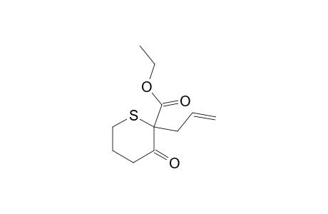 2-Allyl-3-keto-tetrahydrothiopyran-2-carboxylic acid ethyl ester
