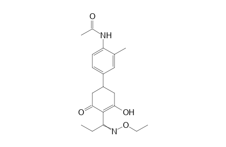 Acetamide, N-[4-[4-[1-(ethoxyimino)propyl]-3-hydroxy-5-oxo-3-cyclohexen-1-yl]-2-methylphenyl]-