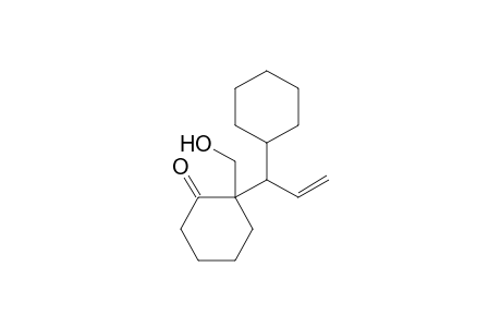 2-(Hydroxymethyl)-2-[1'-cyclohexyl-2'-propenyl]cyclohexanone