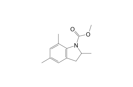 Methyl-2,5,7-trimethylindoline-1-carboxylate