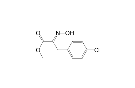 (E)-3-(4-Chlorophenyl)-2-(hydroxyimino)propanoic acid methyl ester