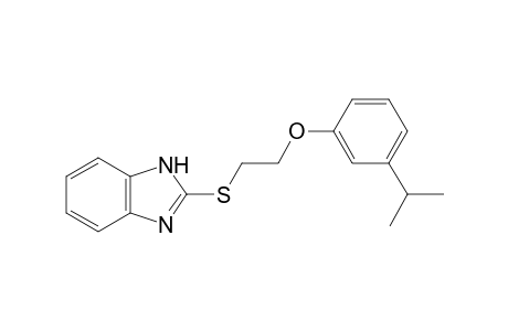2-((2-(3-Isopropylphenoxy)ethyl)thio)-1H-benzo[d]imidazole