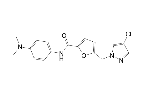 5-[(4-chloro-1H-pyrazol-1-yl)methyl]-N-[4-(dimethylamino)phenyl]-2-furamide