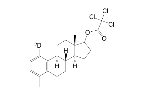 4-Methyl-17-trichloroacetoxy-1-deutero-1,3,5(10)-estratriene