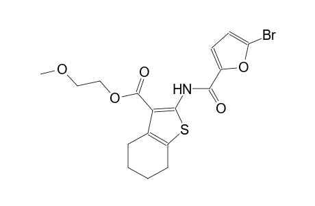 2-methoxyethyl 2-[(5-bromo-2-furoyl)amino]-4,5,6,7-tetrahydro-1-benzothiophene-3-carboxylate
