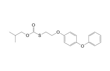 2-Methylpropyl 2-(4-phenoxyphenoxy)ethylsulfanylformate