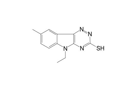 5-Ethyl-8-methyl-5H-[1,2,4]triazino[5,6-b]indol-3-yl hydrosulfide