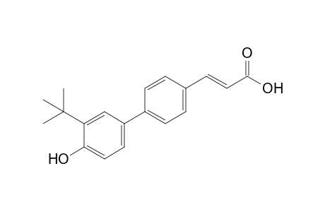 (E)-3-[4'-Hydroxy-3'-(t-butyl)biphenyl-4-yl]-acrylic Acid