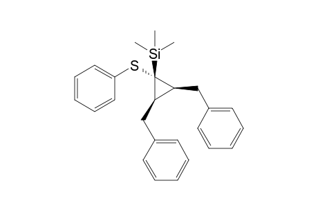 (1.alpha.,2.alpha.,3.alpha.)-2,3-Dibenzyl-1-(phenylthio)-1-(trimethylsilyl)cyclopropane