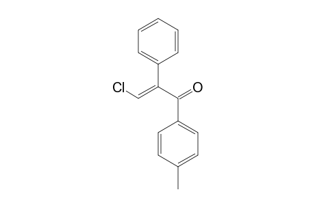 3-Chloro-1-(4-methylphenyl)-2-phenyl-2-propen-1-one