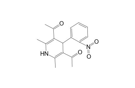 4-(2-Nitrophenyl)-2,6-dimethyl-3,5-diacetyl-1,4-dihydropyridine