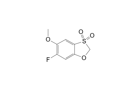 6-FLUORO-5-METHOXY-1,3-BENZOXATHIOLE-3,3-DIOXIDE