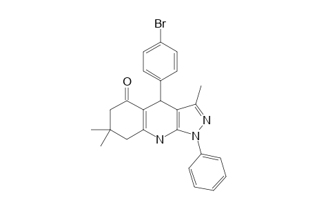 4-(4-BROMOPHENYL)-3,7,7-TRIMETHYL-1-PHENYL-4,7,8,9-TETRAHYDRO-1H,6H-PYRAZOLO-[3,4-B]-QUINOLIN-5-ONE