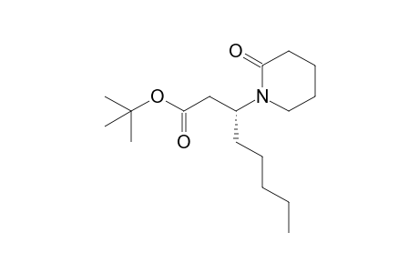 tert-Butyl (3R)-3-(2-oxo-1-piperidinyl)octanoate