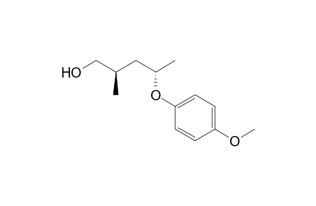 (2R,4S)-4-(4-Methoxyphenoxy)-2-methylpentan-1-ol