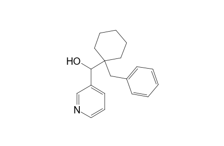 3-Pyridinemethanol, alpha-[1-(phenylmethyl)cyclohexyl]-