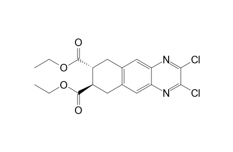 (7R,8R)-2,3-dichloro-6,7,8,9-tetrahydrobenzo[g]quinoxaline-7,8-dicarboxylic acid diethyl ester
