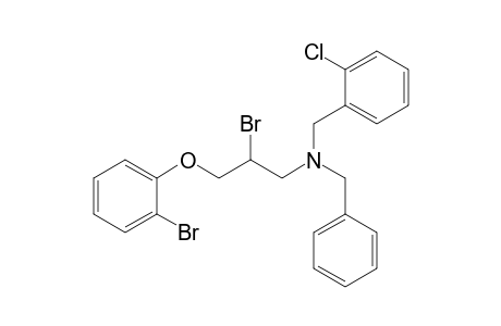 N-Benzyl-N-(2-chlorobenzyl)-N-(2-bromo-3-(2-bromophenoxy)propyl)amine