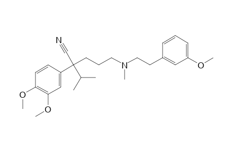 Benzeneacetonitrile, 3,4-dimethoxy-alpha-[3-[[2-(3-methoxyphenyl)ethyl]methylamino]propy L]-alpha-(1-methyleL]-alpha-(1-Methylethyl)-