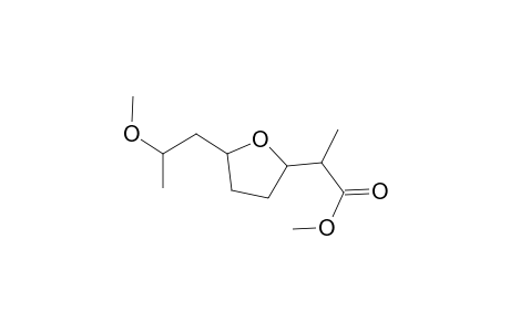 Methyl 2-[5-(2-methoxypropyl)oxolan-2-yl]propanoate