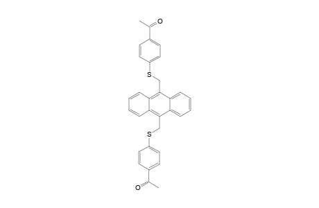 1-{4-[10-(4-Acetyl-phenylsulfanylmethyl)-anthracen-9-ylmethylsulfanyl]-phenyl}-ethanone