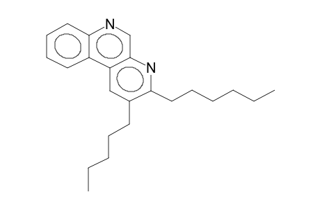 2-HEXYL-3-PENTYL-5,6-BENZO-1,7-NAPHTHYRIDINE