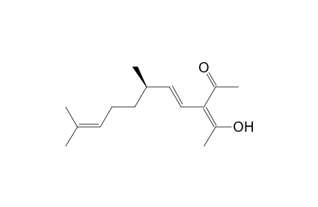 (3Z,4E,6R)-3-(1-hydroxyethylidene)-6,10-dimethyl-2-undeca-4,9-dienone