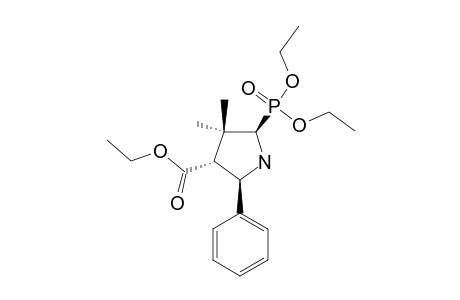 3A,3B-DIMETHYL-CIS,TRANS-2-DIETHYLPHOSPHONO-4-CARBETHOXY-5-PHENYL-PYRROLIDINE