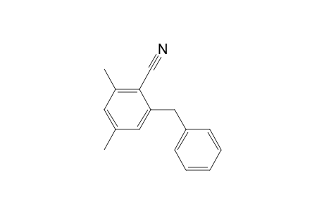 Benzonitrile, 2,4-dimethyl-6-(phenylmethyl)-