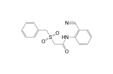 2-(benzylsulfonyl)-N-(2-cyanophenyl)acetamide