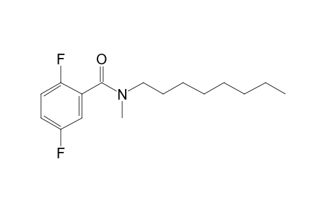 Benzamide, 2,5-difluoro-N-methyl-N-octyl-