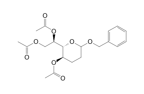 D-lyxo-Heptopyranoside, phenylmethyl 2,3-dideoxy-, triacetate