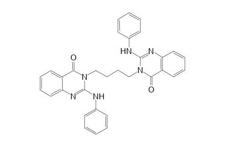 1,4-Bis[3,3'-(2-phenylamino)quinazolin-4(3H)-one]butane