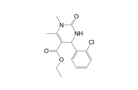 Ethyl 4-(2-chlorophenyl)-1,6-dimethyl-2-oxo-1,2,3,4-tetrahydro-5-pyrimidinecarboxylate