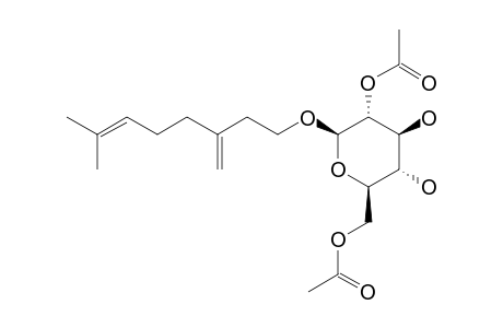 7-METHYL-3-METHYLENE-6-OCTEN-1-OL-1-O-BETA-D-[2',6'-O-DIACETYL-GLUCOPYRANOSIDE]