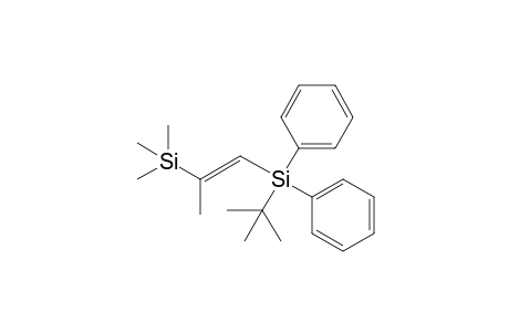 tert-Butyl-diphenyl-[(E)-2-trimethylsilylprop-1-enyl]silane