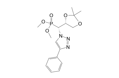 (1R,2R)-1-deoxy-1-(dimethoxyphosphinyl)-2,3-O-isopropylide-1-(4-phenyl-1,2,3-triazol-1-yl)glycerol