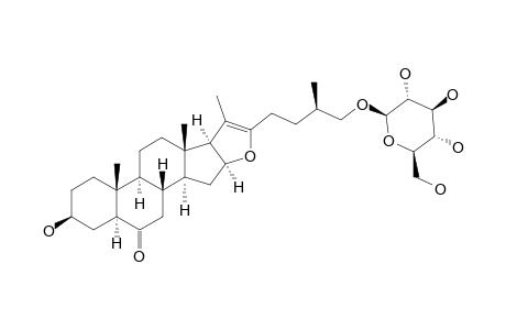 26-O-BETA-D-GLUCOPYRANOSIDE-3-BETA,26-DIHYDROXY-(25R)-5-ALPHA-FUROSTAN-20(22)-EN-6-ONE