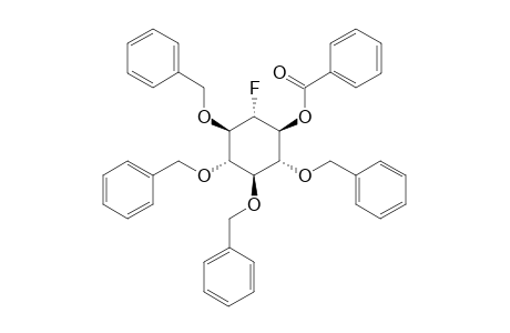 DL-2-O-Benzoyl-3,4,5,6-tetra-O-benzyl-1-deoxy-1-fluoro-scylloinositol