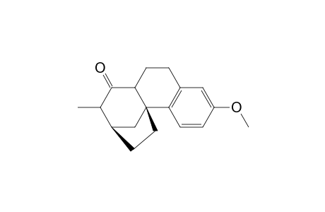 2H-2,4a-Ethanophenanthren-3(4H)-one, 1,9,10,10a-tetrahydro-7-methoxy-2-methyl-, (2.alpha.,4a.alpha.,10a.alpha.)-(.+-.)-