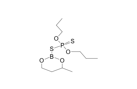 2-DIPROPOXYTHIOPHOSPHORYLTHIO-4-METHYL-1,3,2-DIOXABORINANE