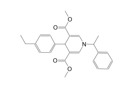 Dimethyl 4-(4-ethylphenyl)-1-(1-phenylethyl)-1,4-dihydro-3,5-pyridinedicarboxylate