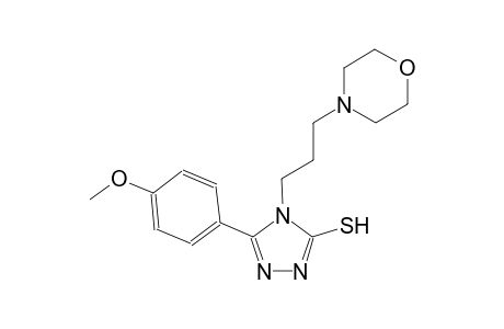 4H-1,2,4-triazole-3-thiol, 5-(4-methoxyphenyl)-4-[3-(4-morpholinyl)propyl]-
