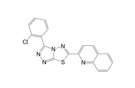 quinoline, 2-[3-(2-chlorophenyl)[1,2,4]triazolo[3,4-b][1,3,4]thiadiazol-6-yl]-