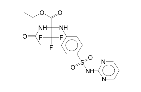 ethyl 2-acetamido-2-[4-(2-pyridylsulphamoyl)anilino]-3,3,3-trifluoropropanoate