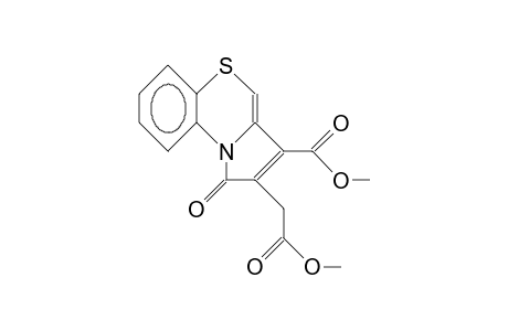 3-Methoxycarbonyl-2-methoxycarbonylmethyl-1H-pyrrolo(2,1-C)(1,4)benzothiazin-1-one