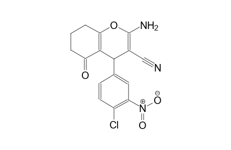 4H-1-benzopyran-3-carbonitrile, 2-amino-4-(4-chloro-3-nitrophenyl)-5,6,7,8-tetrahydro-5-oxo-