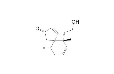 Spiro[4.5]deca-3,7-dien-2-one, 6-(2-hydroxyethyl)-6,10-dimethyl-, (5.alpha.,6.beta.,10.alpha.)-(.+-.)-